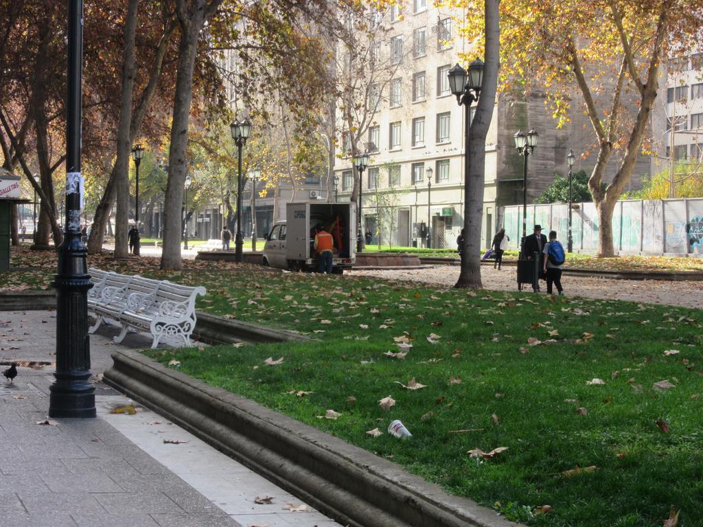 Appartamento Departamento Paseo Bulnes Metro La Moneda Santiago del Cile Esterno foto