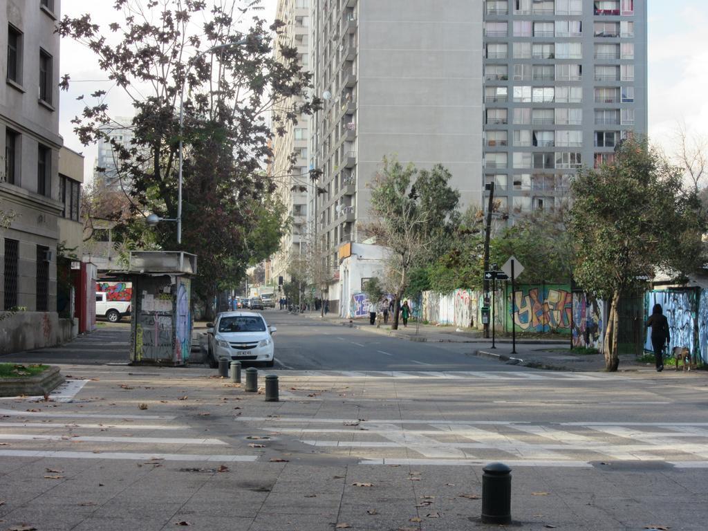 Appartamento Departamento Paseo Bulnes Metro La Moneda Santiago del Cile Esterno foto
