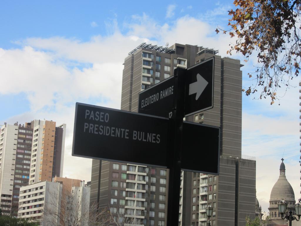 Appartamento Departamento Paseo Bulnes Metro La Moneda Santiago del Cile Esterno foto